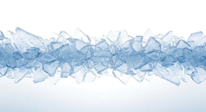 Abstract blue ice cracks texture seamless pattern for backgrounds and design elements