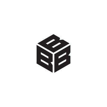 Letter B or BBB logo or icon design