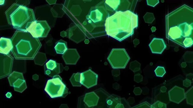 Hexagonal sparkle