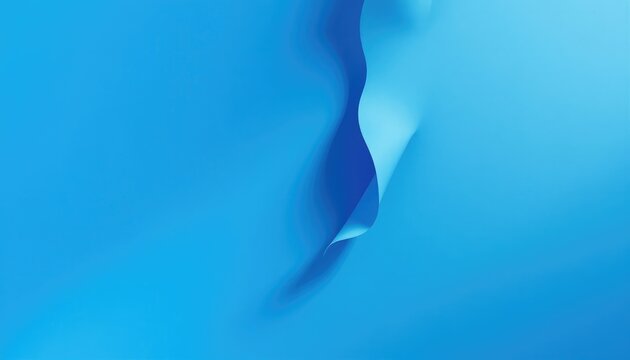 Abstract blue gradient fabric fold perfect for clean presentation backgrounds, elegant invitations, or calming website design