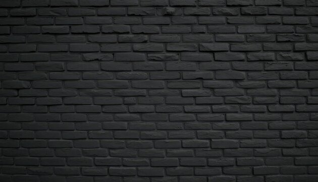 Dark charcoal brick wall texture for industrial or modern themes, perfect for backdrops and overlays