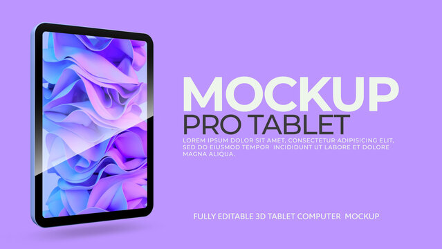 Tablet computers Mockup
