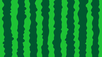 Watermelon stripes seamless background in green colors. Light and dark green stripes of watermelon texture. Seamless pattern with green stripes and green lines.  © Syastudio