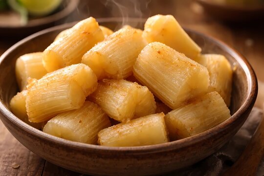 aipim cozido macio e delicioso