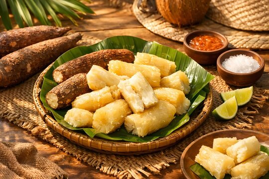 cassava root typical food