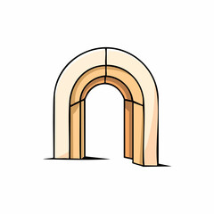 Fototapeta premium Archway Structure Design Element.