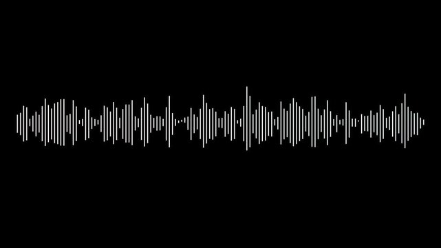 music bar.. Modern neon audio spectrum analyzer motion graphic for sound design. 