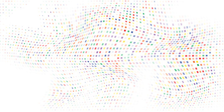 Polka dots fun color with white background