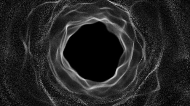 Abstract motion of dust particles. 4k seamless loop background	