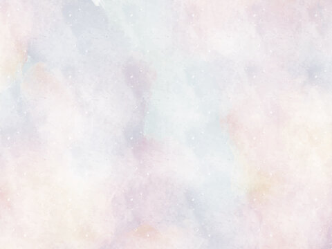 淡いグラデーションの背景テクスチャー / 水彩風 / 滲みインク / ベクターイラスト