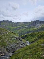 Fototapeta premium mountain landscape with river