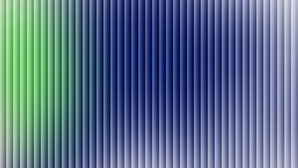 Obraz premium Abstract green and blue ribbed glass background with vertical fluted texture and elegant gradient stripes