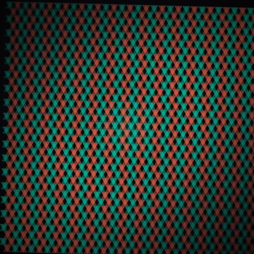 Expanding Contracting Triangle Tessellation with Teal Coral Pulse