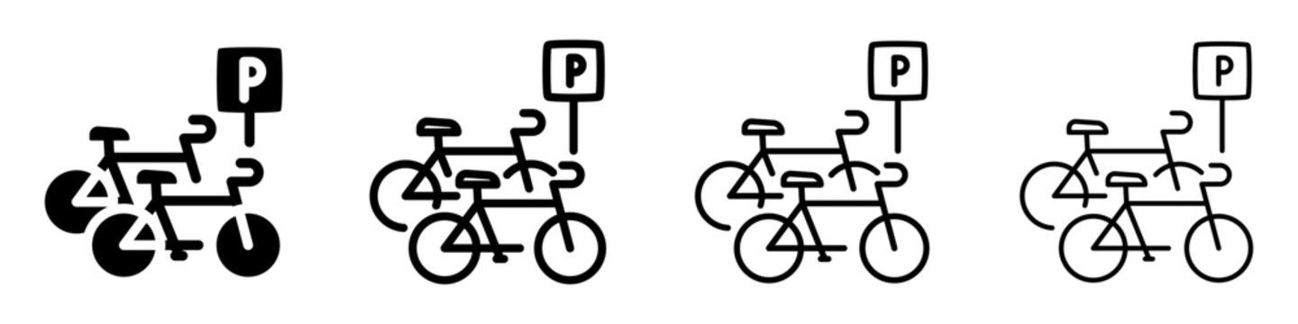Bicycle Parking Icons