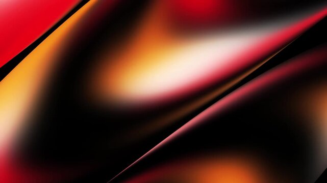 Abstract Fire Gradient Waves Background Loop &ndash; Warm Fluid Motion 4K