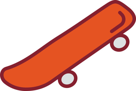 Skateboard Vector Icon