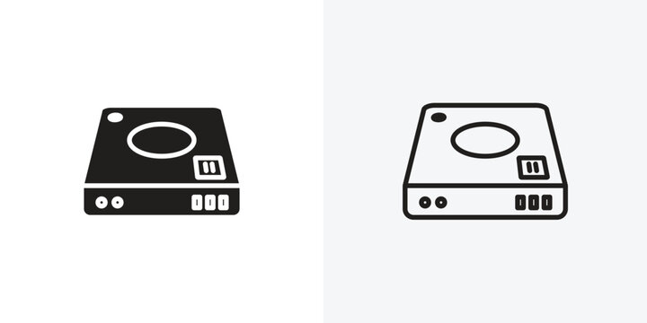Hard Disk vectors icons pack for apps and Ui Ux desigs
