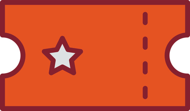 Ticket Vector Icon