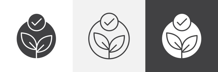 Hypoallergenic tested icon element for design projects and web designs © safe
