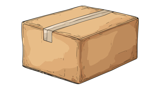 Creative Vector Cartoon Paper Illustration for Design Projects