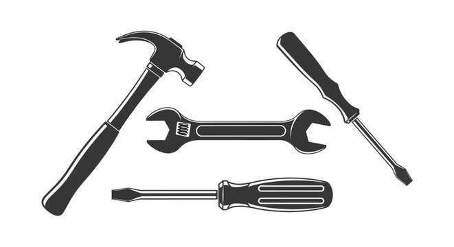 Tools for construction and repair work.