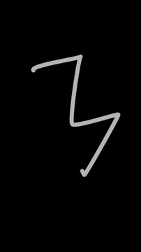 White arrow cursor glowing on black screen in digital interface minimalism concept