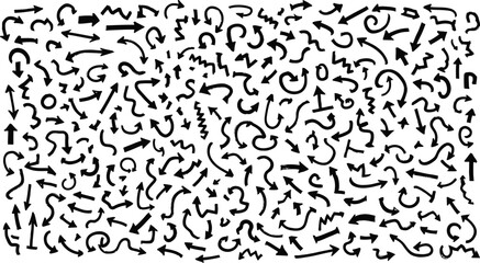 Fototapeta premium Intricate abstract pattern of overlapping black lines and shapes