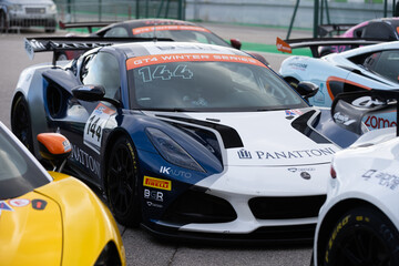 Obraz premium Portimao, Portugal, January 17, 2026 view over racing track Algarve International winter series