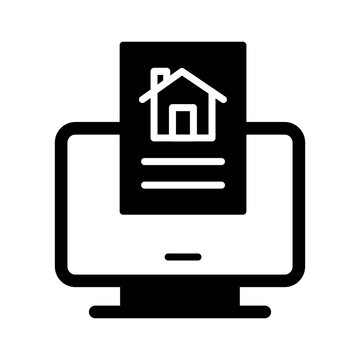 Rental Application Vector Icon