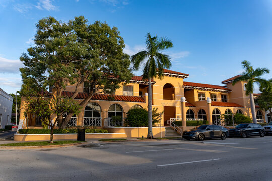 Municipal Elegance: The Town of Palm Beach Police Department Building in Mediterranean Revival Style