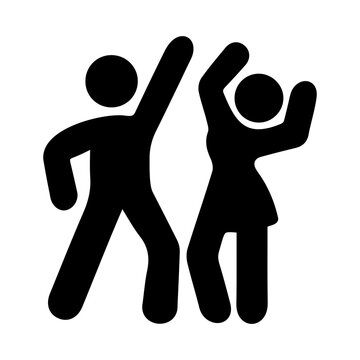 Square Dance Vector Icon