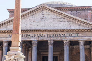 Obraz premium Esterni del Pantheon, Roma