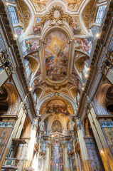 Fototapeta premium Interni della Basilica dei Santi XII Apostoli, Roma