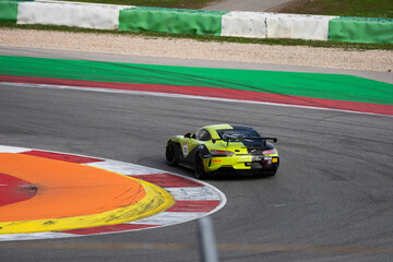 Obraz premium Portimao, Portugal, January 17, 2026 view over racing track Algarve International winter series