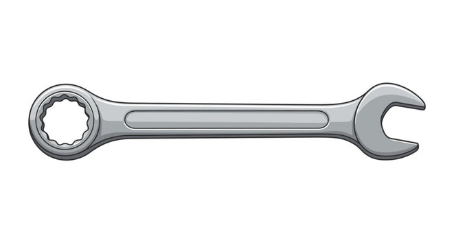 Adjustable combination spanner tool.