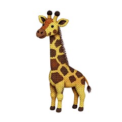 Fototapeta premium A giraffe with a long neck and legs