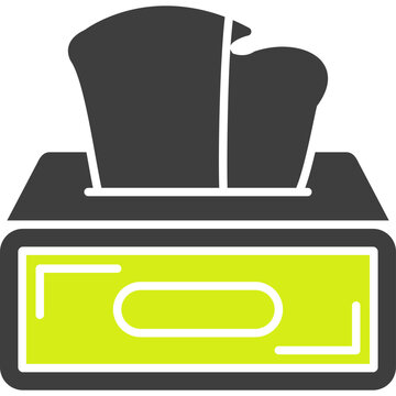 Tissue Box Vector Icon