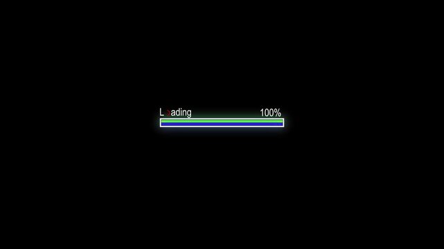 Modern Loading Animation Progress Bar.