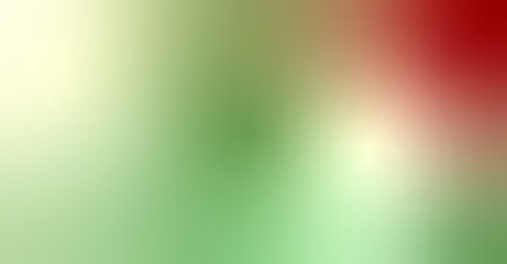 Blurred gradient background transitioning from green to red with a bright centre
