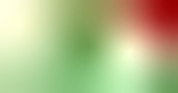 Blurred gradient background transitioning from green to red with a bright centre