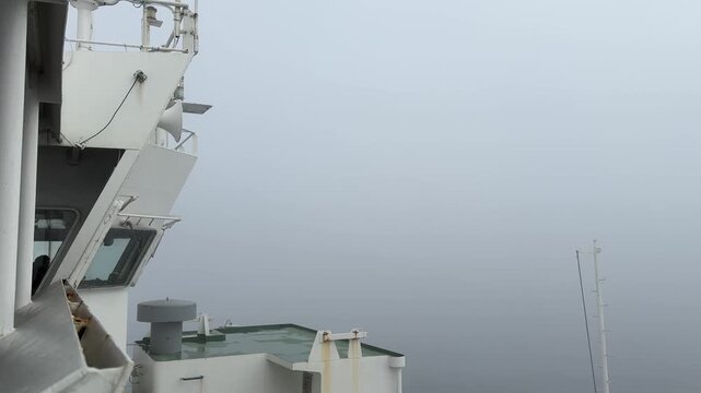 fogy sea sailing ship