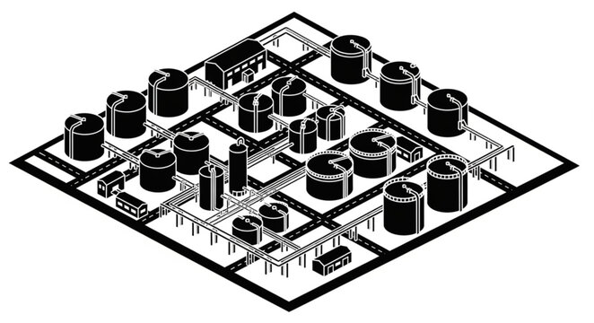 Closeup Printed Circuit Board With Electronic Components And Chips.