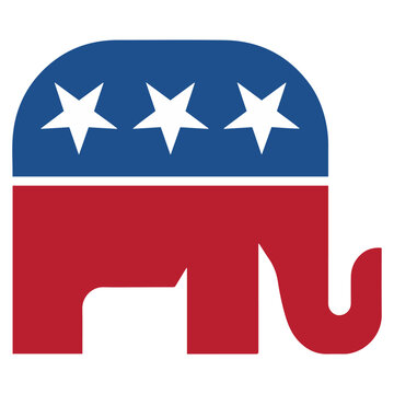 republican elephant election symbol icon