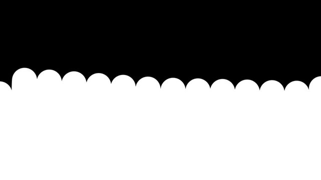 Rotating White Dot Trail Expanding into Full White Background, Spiral Transition Animation on Black
