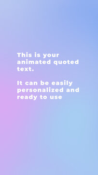 Vertical Word by Word Animated Text for Reels and Stories