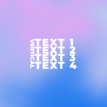 Square Kinetic Typography Stack for Social Media Post