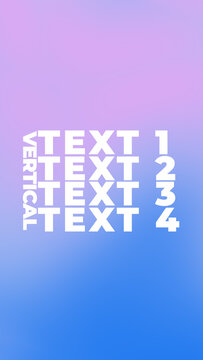 Vertical Kinetic Typography Stack for Reels and Stories