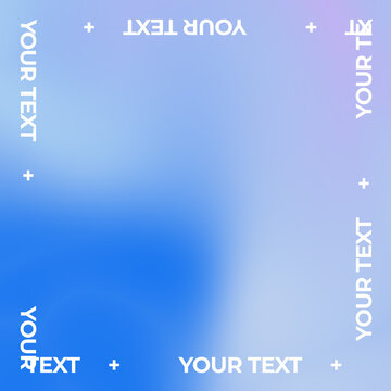 Square Border Animated Text Frame for Social Media Post