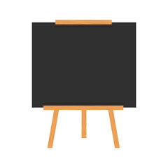 Classroom black board svg cut file. Isolated vector illustration. © db