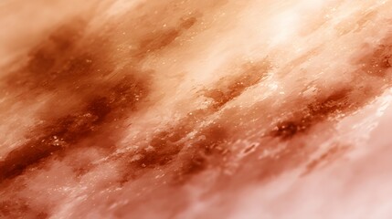 Fototapeta premium Abstract textured background featuring soft strokes of warm light and earthy orange pigments blending seamlessly together to create an artistic surface with a subtle luminous glow